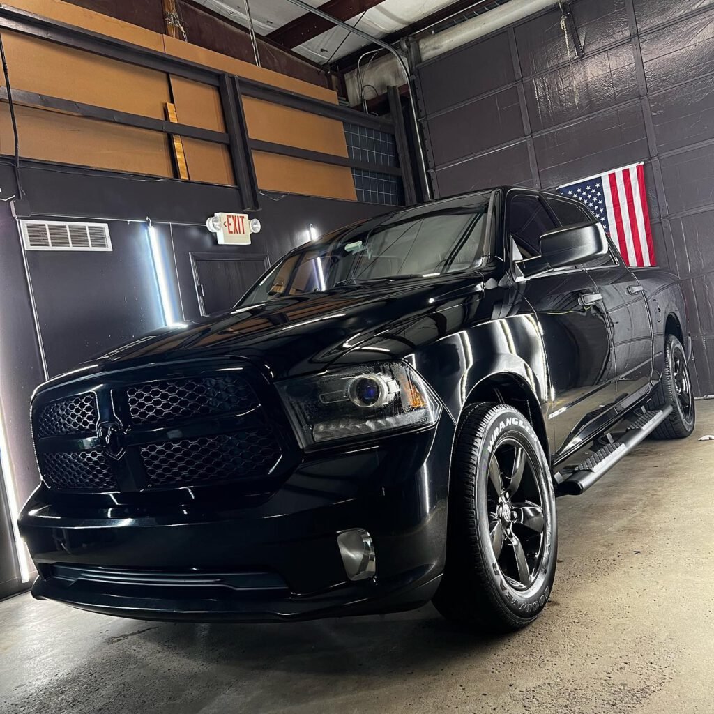 black car